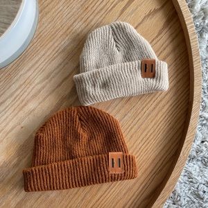 Two Baby Beanies